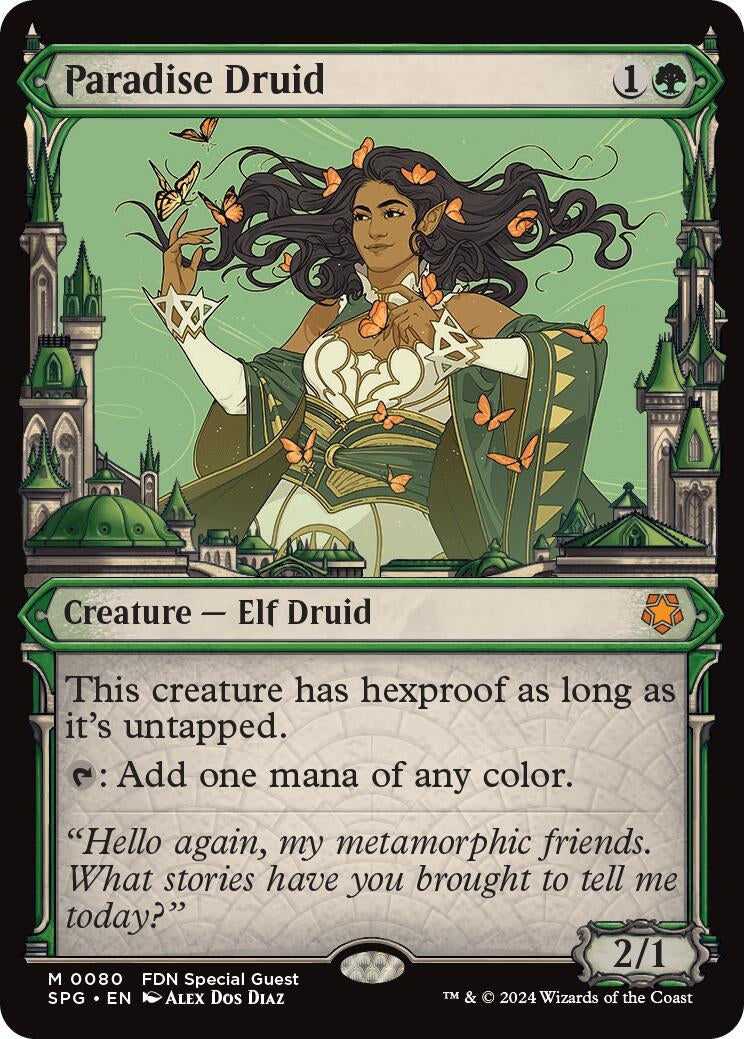 Image for Paradise Druid (Showcase) (80) (SPG) - Magic: The Gathering