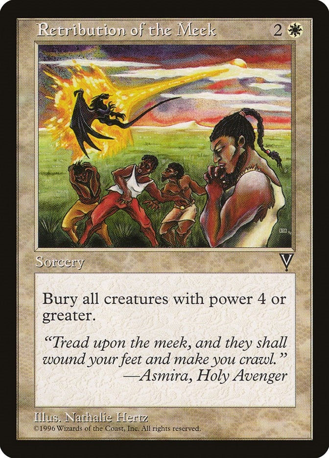 Image for Retribution of the Meek (VIS) - Magic: The Gathering