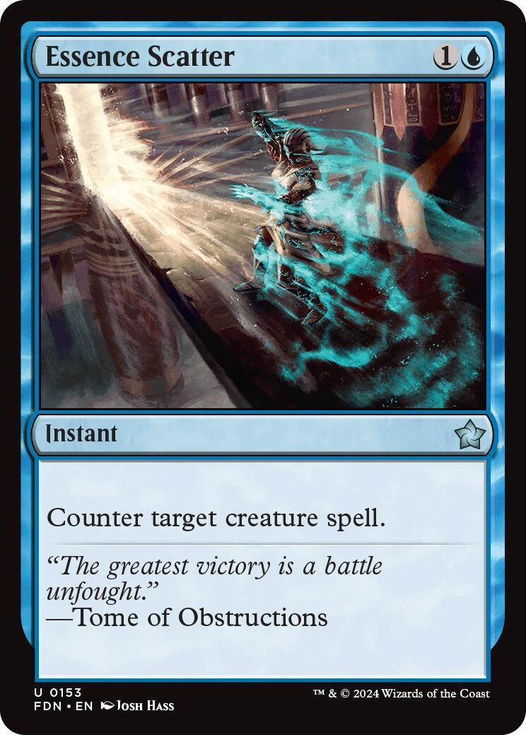 Image for Essence Scatter (153) (FDN) - Magic: The Gathering
