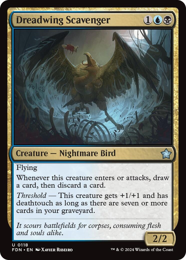 Image for Dreadwing Scavenger (118) (FDN) - Magic: The Gathering