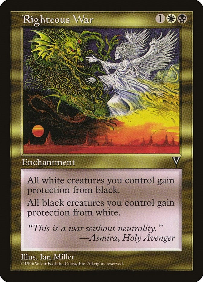 Image for Righteous War (VIS) - Magic: The Gathering