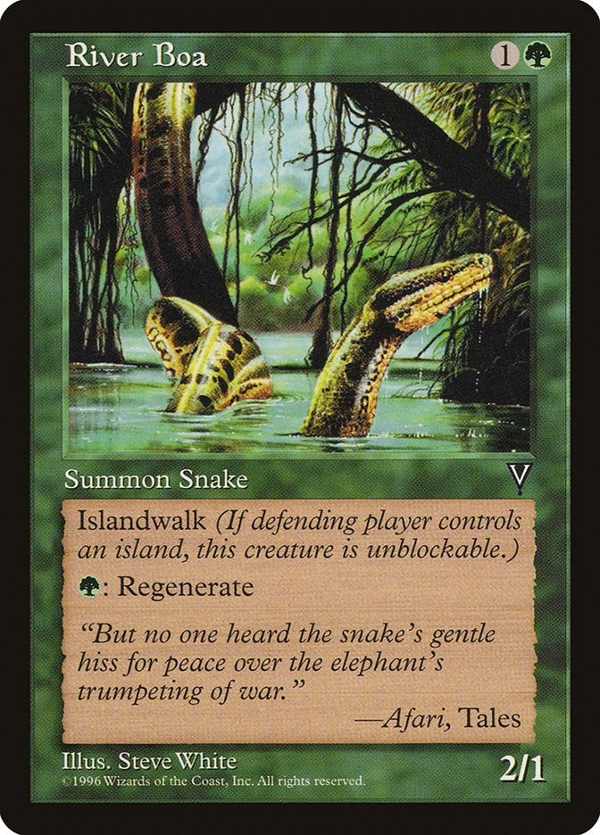 Image for River Boa (VIS) - Magic: The Gathering