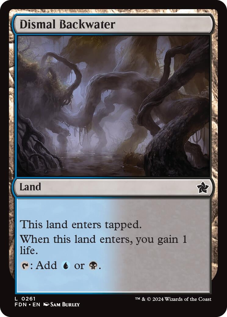 Image for Dismal Backwater (261) (FDN) - Magic: The Gathering