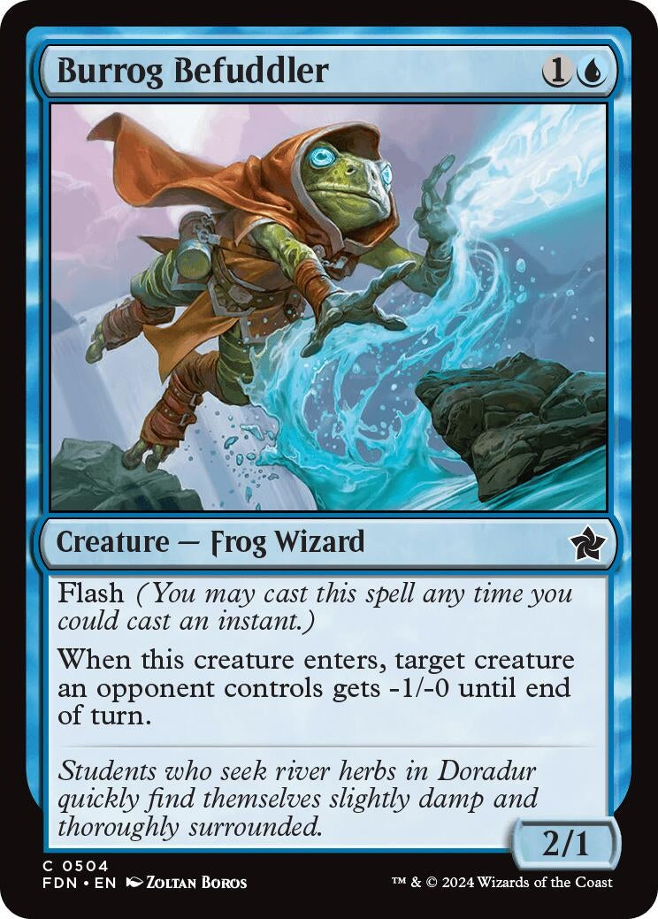 Image for Burrog Befuddler (504) (FDN) - Magic: The Gathering