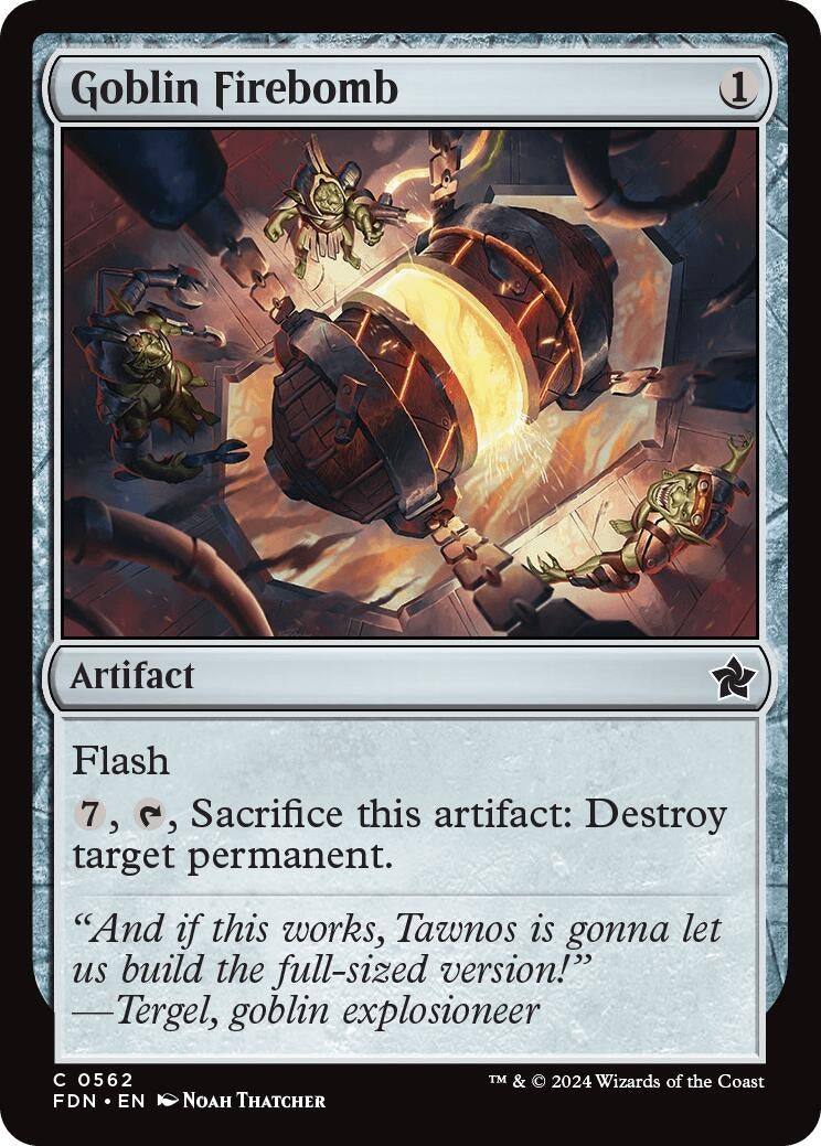 Image for Goblin Firebomb (562) (FDN) - Magic: The Gathering
