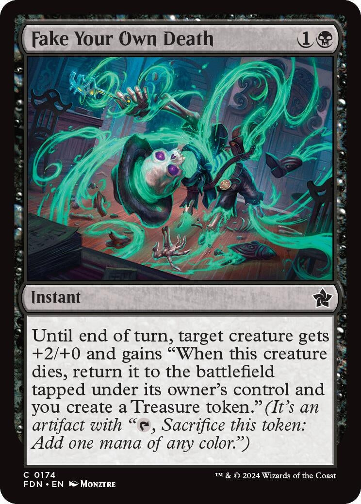 Image for Fake Your Own Death (174) (FDN) - Magic: The Gathering