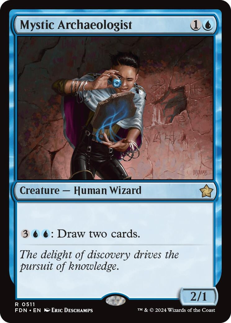 Image for Mystic Archaeologist (511) (FDN) - Magic: The Gathering