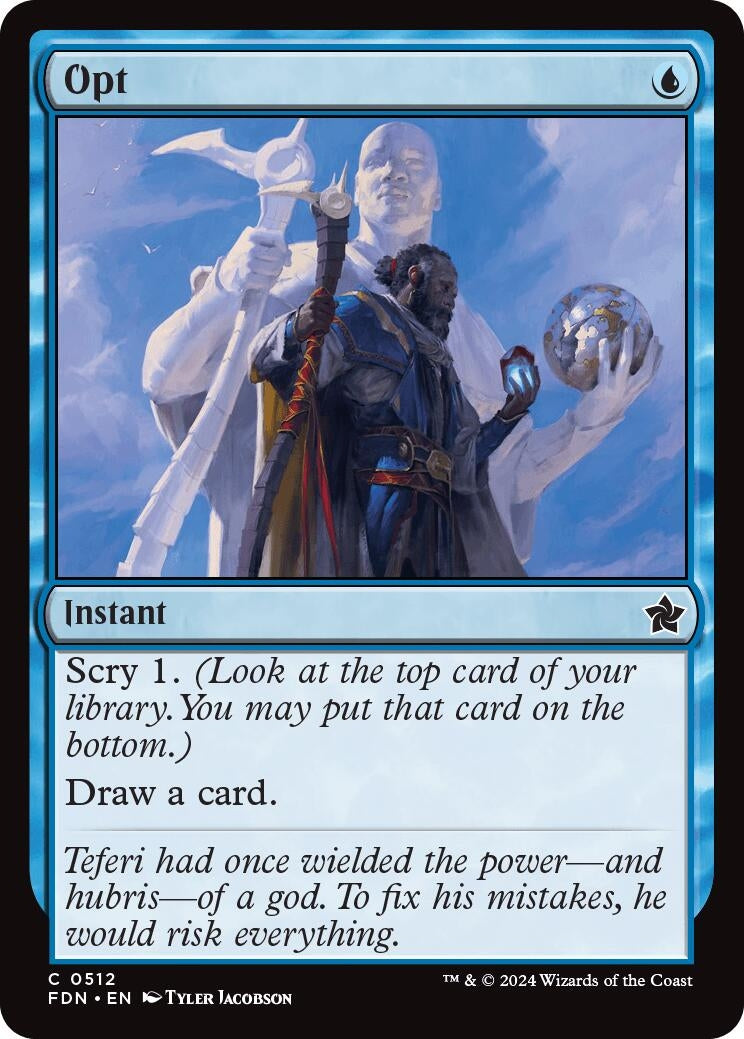 Image for Opt (512) (FDN) - Magic: The Gathering