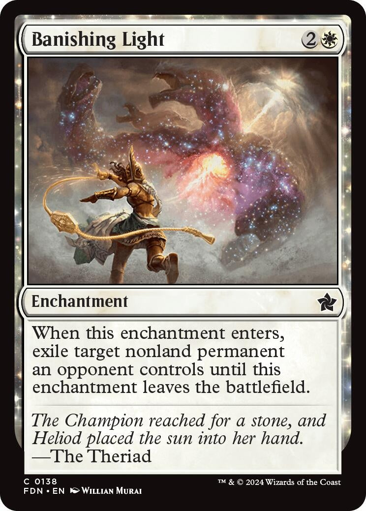 Image for Banishing Light (138) (FDN) - Magic: The Gathering