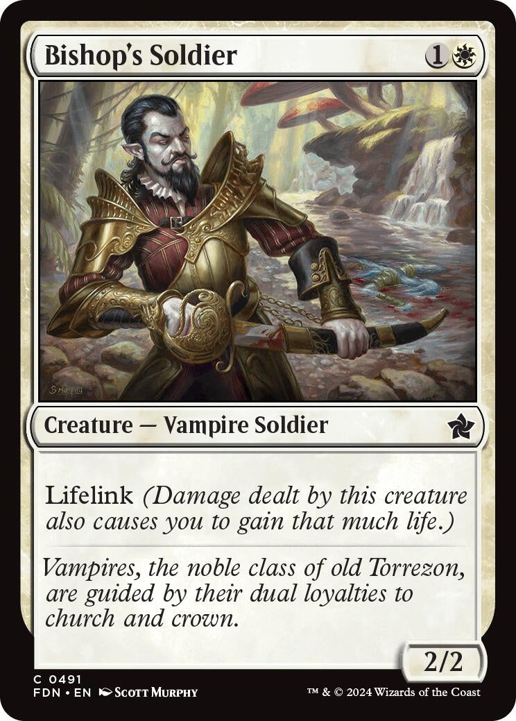 Image for Bishop's Soldier (491) (FDN) - Magic: The Gathering