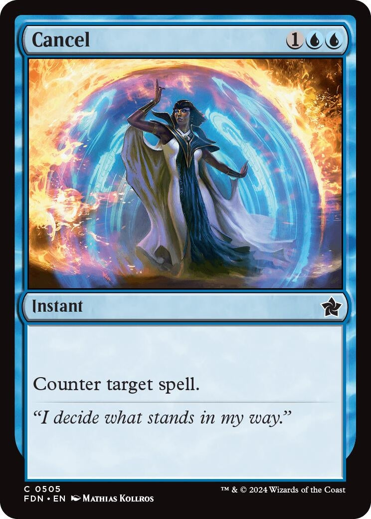 Image for Cancel (505) (FDN) - Magic: The Gathering