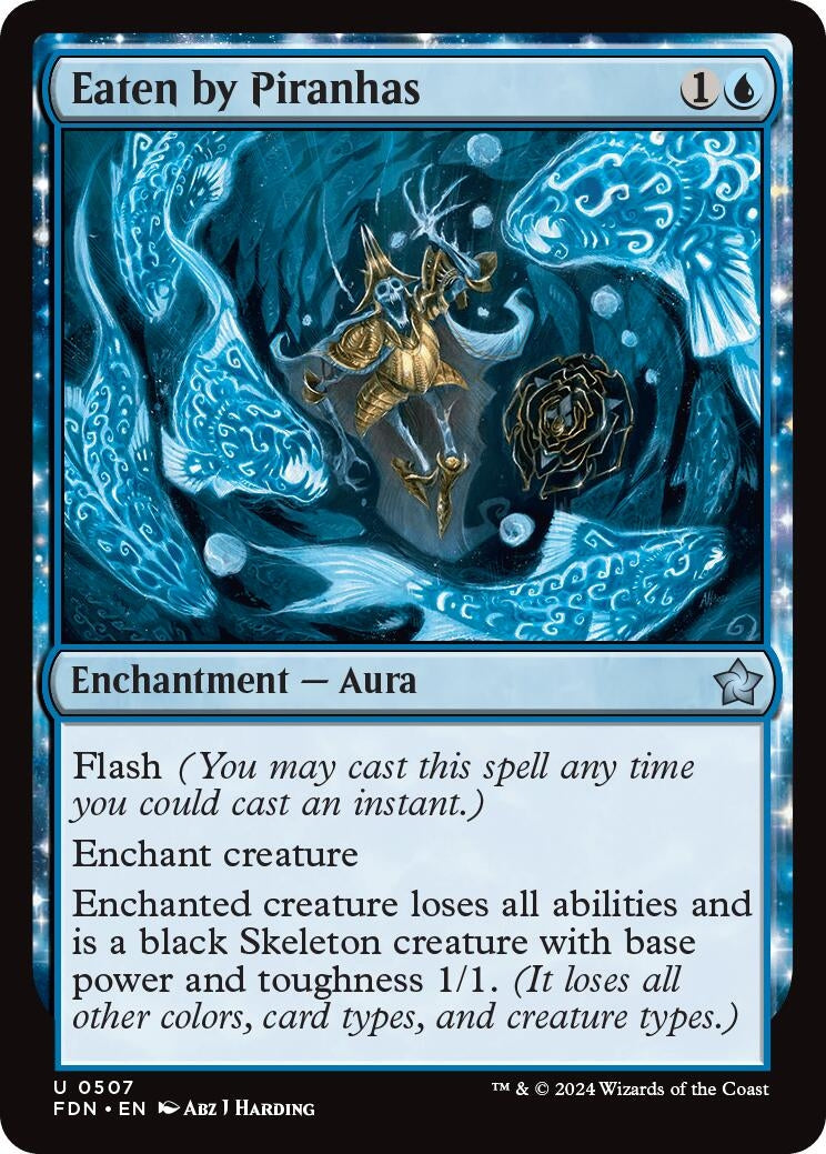 Image for Eaten by Piranhas (507) (FDN) - Magic: The Gathering