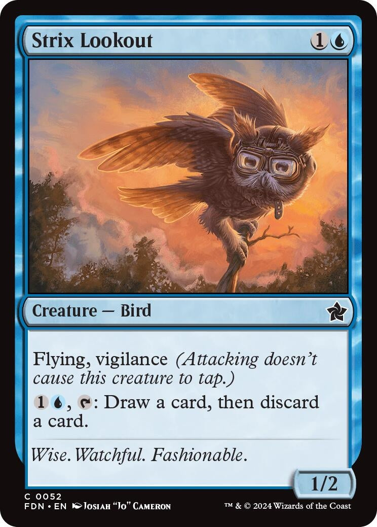 Image for Strix Lookout (0052) (52) (FDN) - Magic: The Gathering