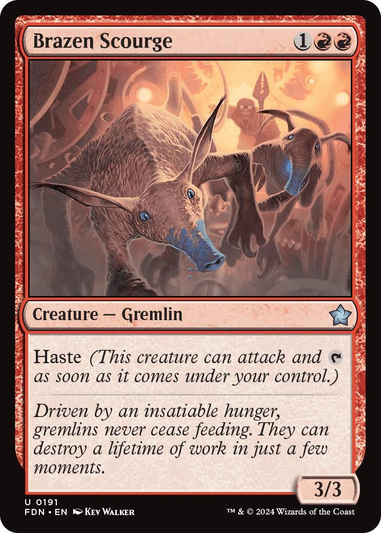 Image for Brazen Scourge (191) (FDN) - Magic: The Gathering