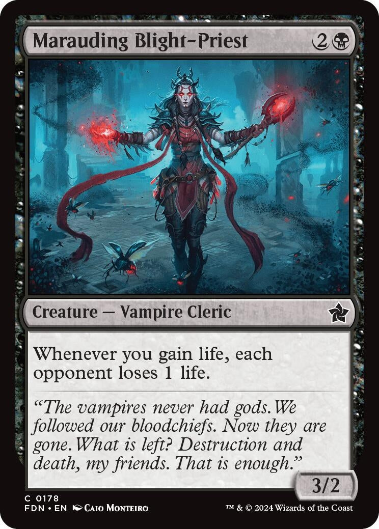 Image for Marauding Blight-Priest (178) (FDN) - Magic: The Gathering