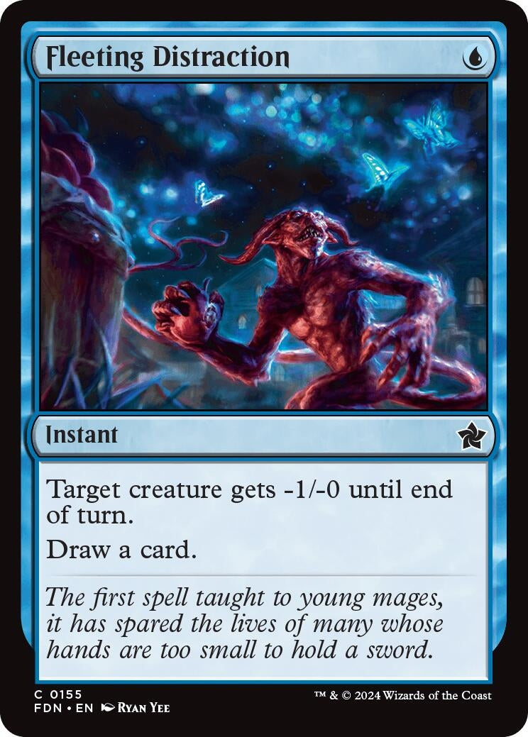 Image for Fleeting Distraction (155) (FDN) - Magic: The Gathering