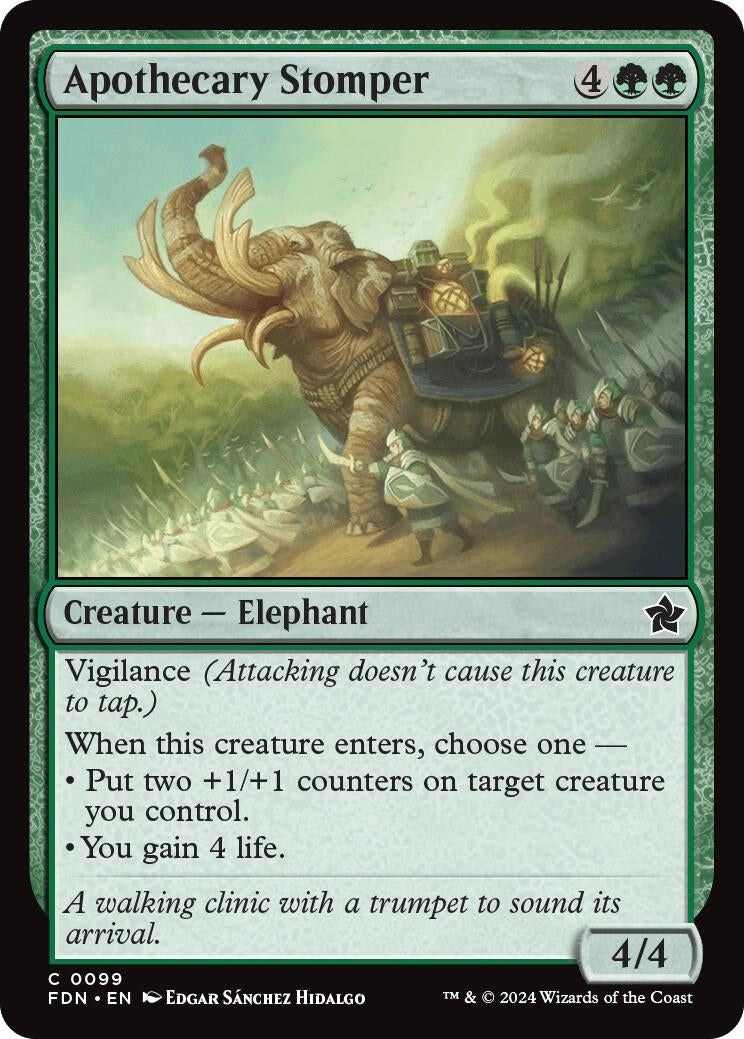Image for Apothecary Stomper (99) (FDN) - Magic: The Gathering