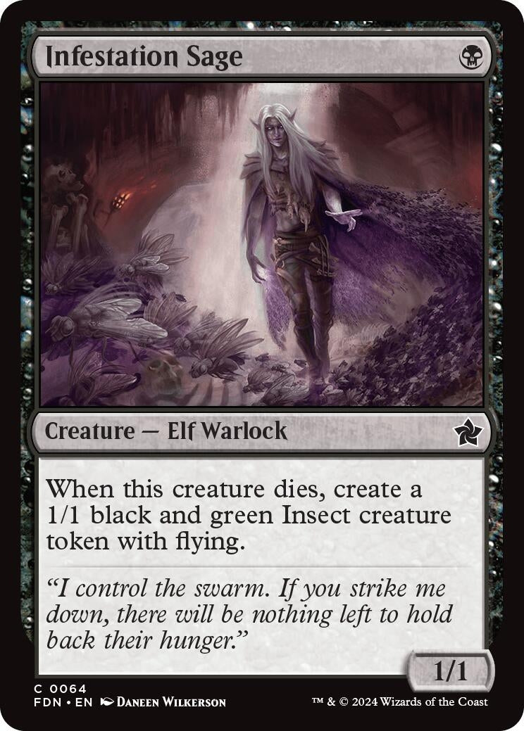 Image for Infestation Sage (64) (FDN) - Magic: The Gathering
