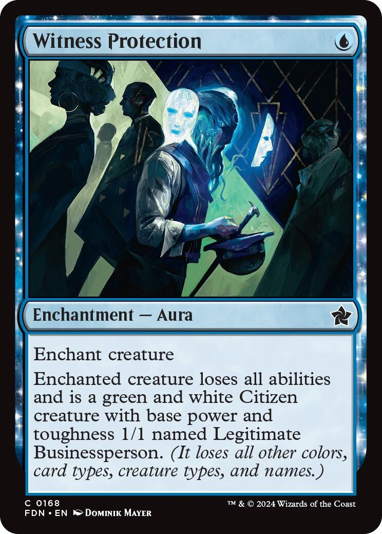 Image for Witness Protection (168) (FDN) - Magic: The Gathering