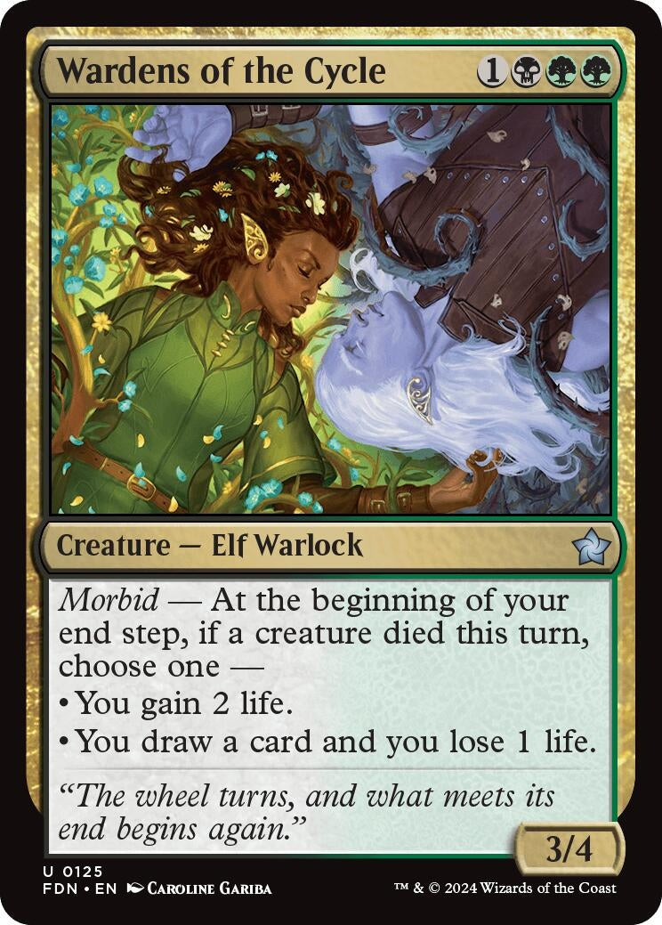 Image for Wardens of the Cycle (125) (FDN) - Magic: The Gathering