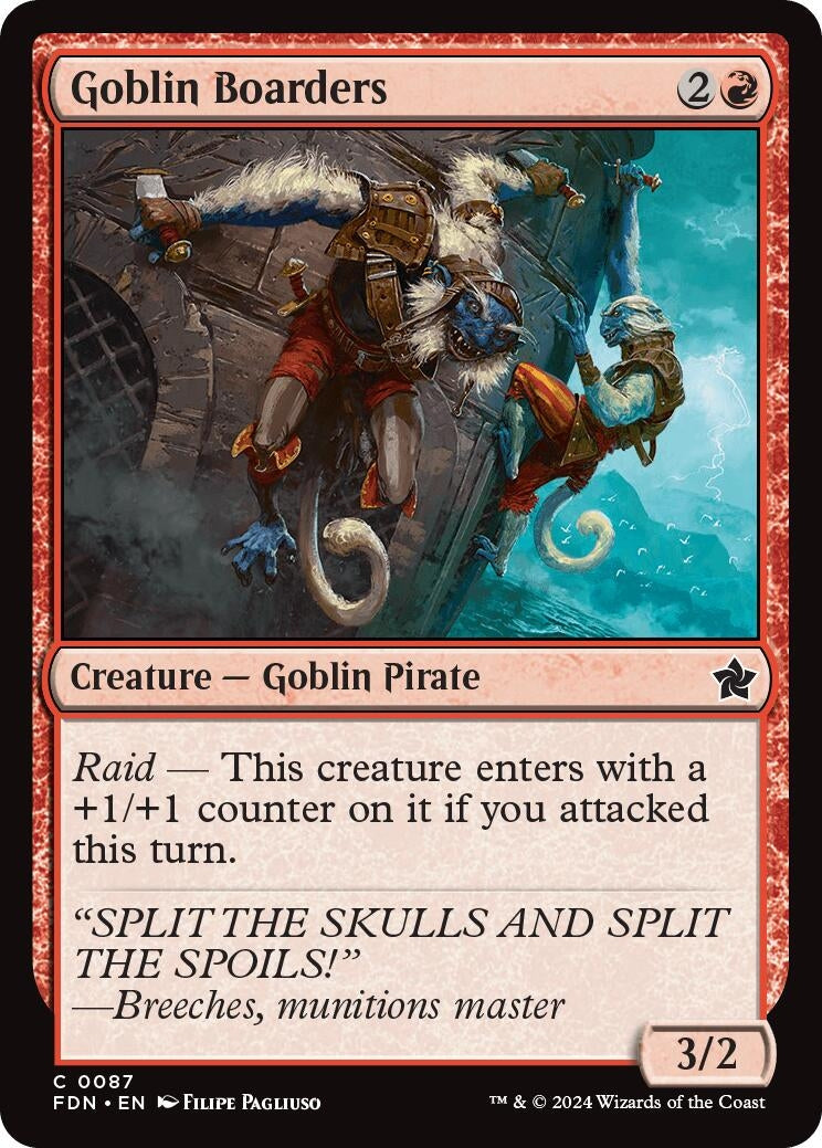 Image for Goblin Boarders (87) (FDN) - Magic: The Gathering