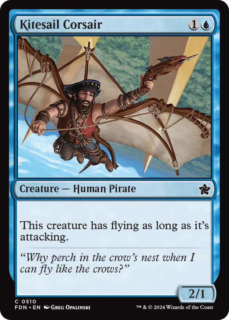 Image for Kitesail Corsair (0510) (510) (FDN) - Magic: The Gathering
