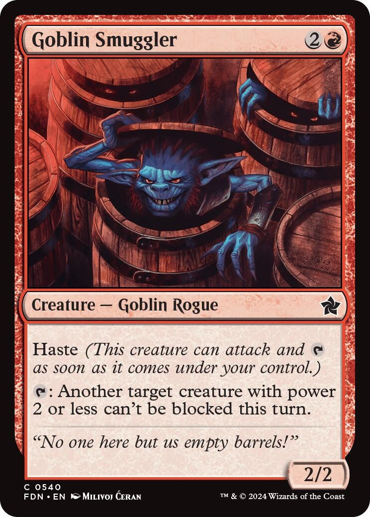 Image for Goblin Smuggler (540) (FDN) - Magic: The Gathering