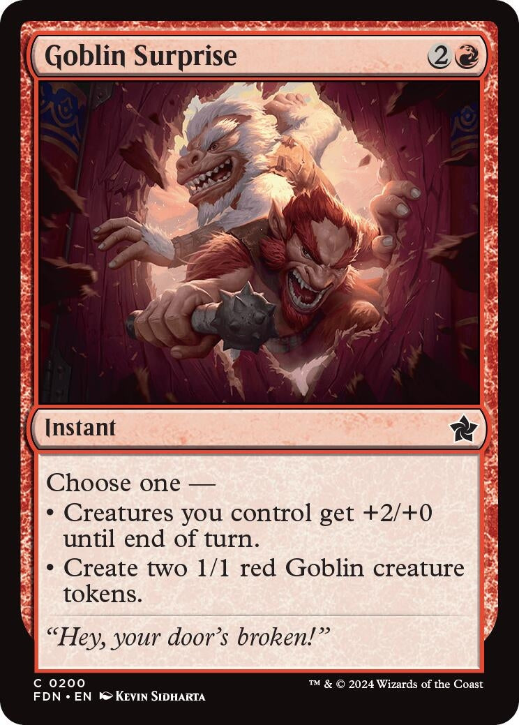 Image for Goblin Surprise (200) (FDN) - Magic: The Gathering