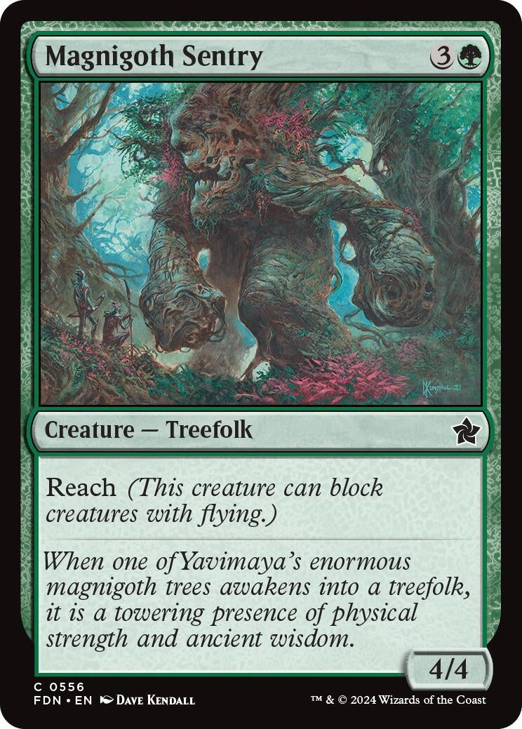 Image for Magnigoth Sentry (556) (FDN) - Magic: The Gathering