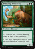 Image for Thrashing Brontodon (560) (FDN) - Magic: The Gathering