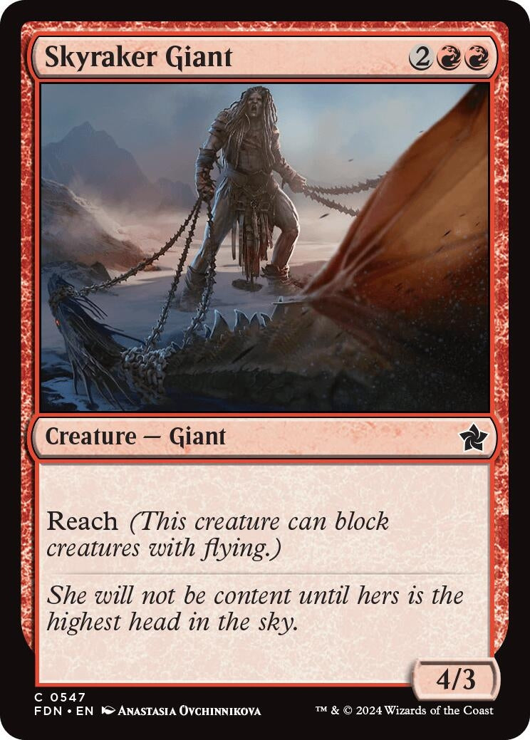 Image for Skyraker Giant (547) (FDN) - Magic: The Gathering