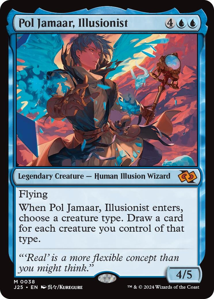 Image for Pol Jamaar, Illusionist (Anime) (38) (J25) - Magic: The Gathering