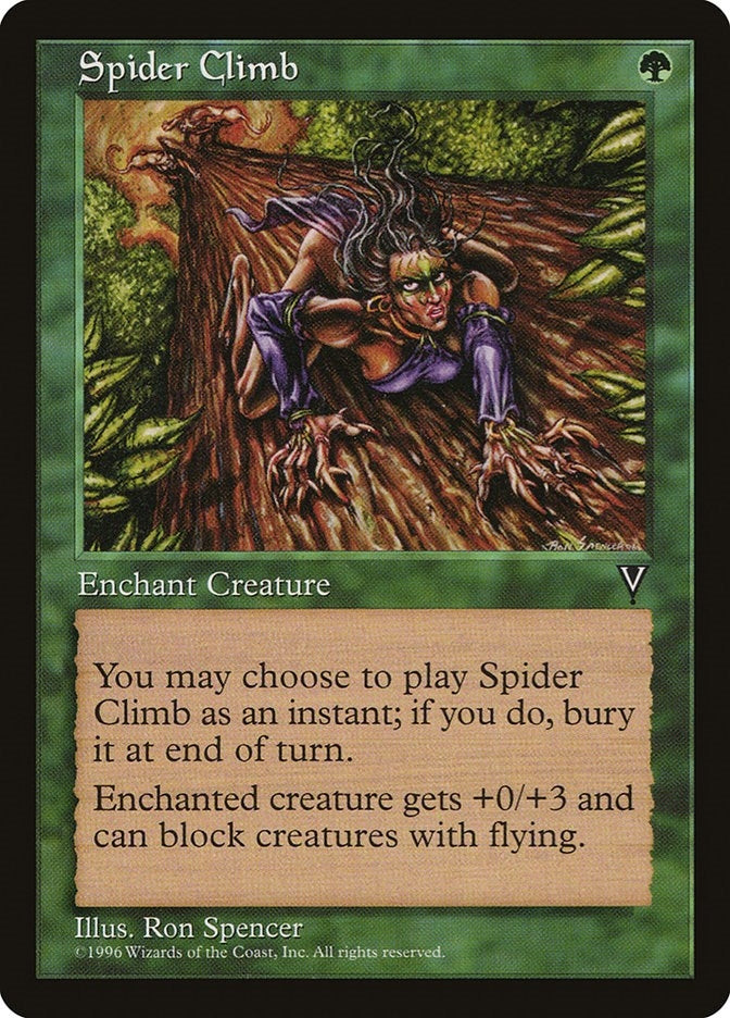 Image for Spider Climb (VIS) - Magic: The Gathering