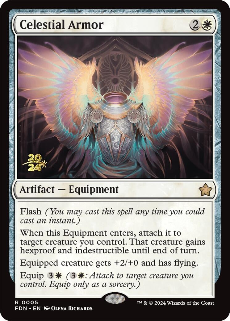 Image for Celestial Armor (5) (PRE) - Magic: The Gathering