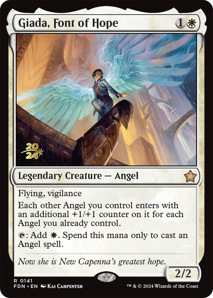 Image for Giada, Font of Hope (FDN) (141) (PRE) - Magic: The Gathering