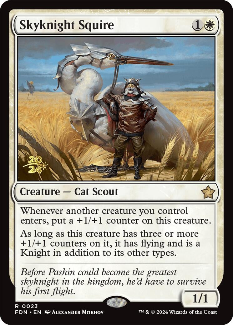 Image for Skyknight Squire (23) (PRE) - Magic: The Gathering