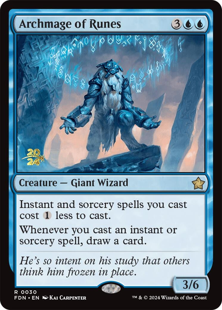Image for Archmage of Runes (30) (PRE) - Magic: The Gathering