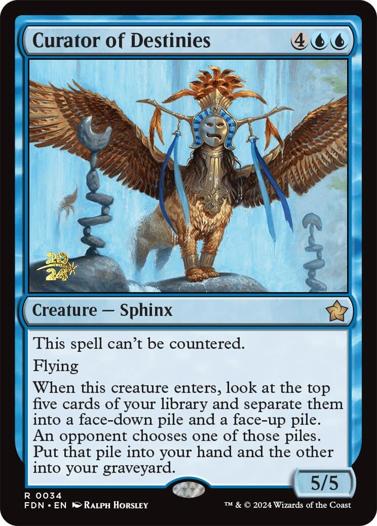 Image for Curator of Destinies (34) (PRE) - Magic: The Gathering