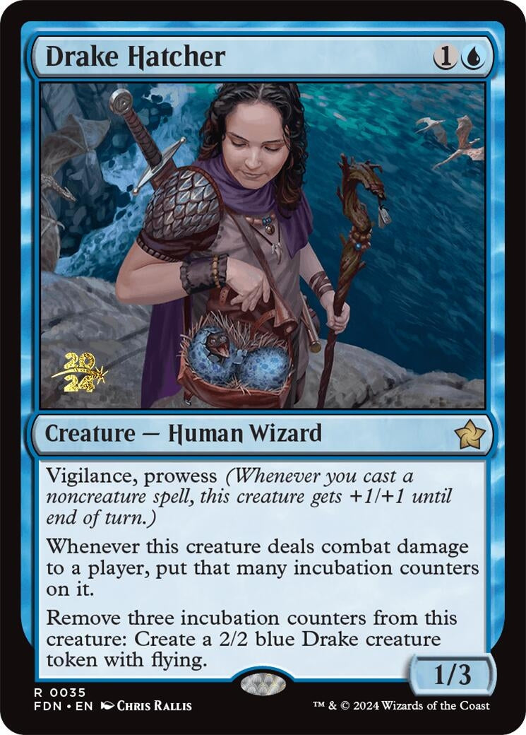 Image for Drake Hatcher (35) (PRE) - Magic: The Gathering