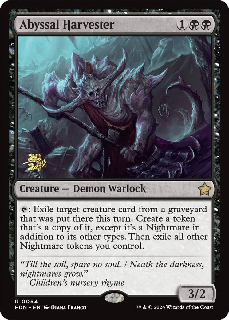 Image for Abyssal Harvester (54) (PRE) - Magic: The Gathering