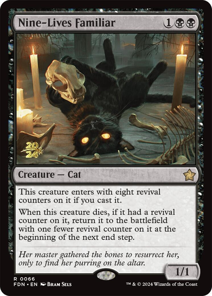Image for Nine-Lives Familiar (66) (PRE) - Magic: The Gathering
