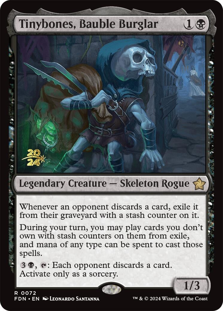 Image for Tinybones, Bauble Burglar (72) (PRE) - Magic: The Gathering