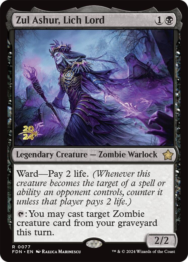 Image for Zul Ashur, Lich Lord (77) (PRE) - Magic: The Gathering