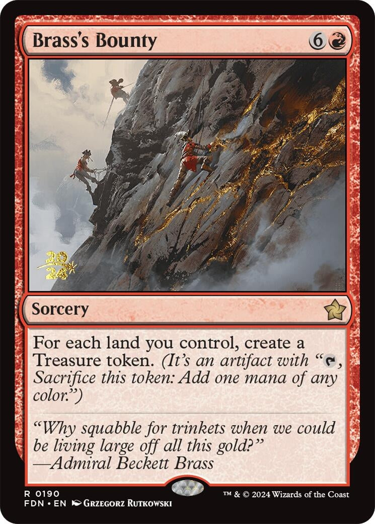 Image for Brass's Bounty (FDN) (190) (PRE) - Magic: The Gathering