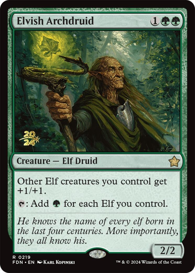Image for Elvish Archdruid (219) (PRE) - Magic: The Gathering