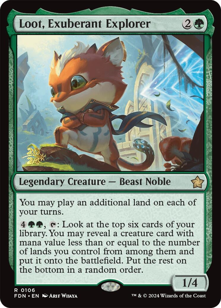Image for Loot, Exuberant Explorer (106) (PRE) - Magic: The Gathering