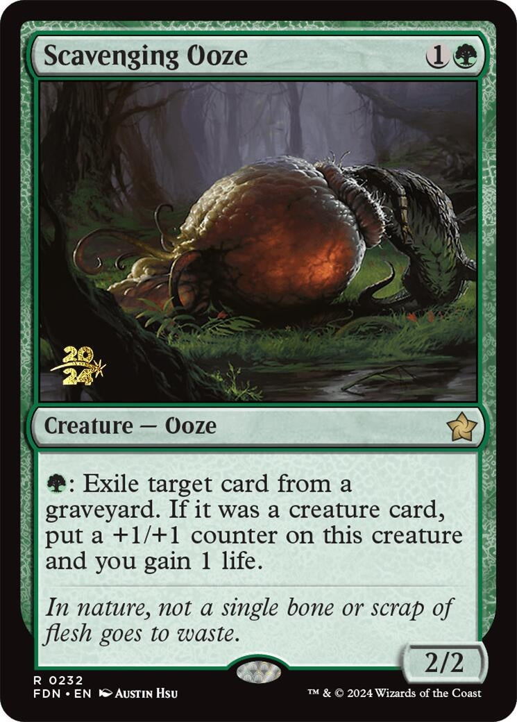 Image for Scavenging Ooze (FDN) (232) (PRE) - Magic: The Gathering
