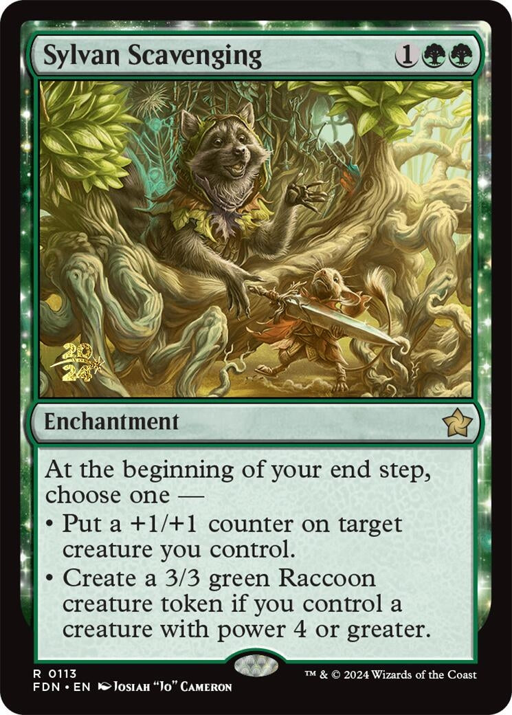 Image for Sylvan Scavenging (113) (PRE) - Magic: The Gathering