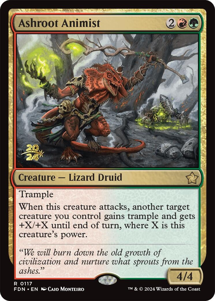 Image for Ashroot Animist (117) (PRE) - Magic: The Gathering