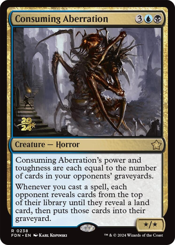 Image for Consuming Aberration (FDN) (238) (PRE) - Magic: The Gathering